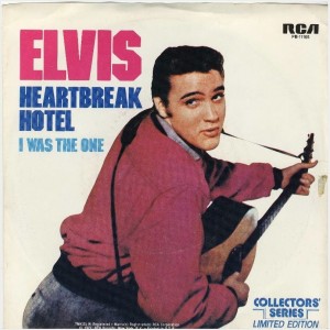 ELVIS PRESLEY heartbrake hotel 45