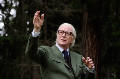 SET DEL FILM "LA GIOVINEZZA" DI PAOLO SORRENTINO. NELLA FOTO MICHAEL CAINE. FOTO DI GIANNI FIORITO