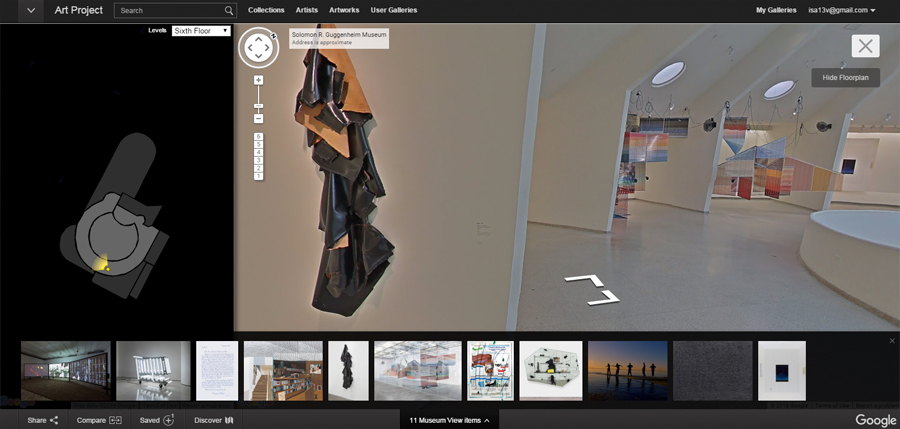 Museu Guggenheim no Google Art Project