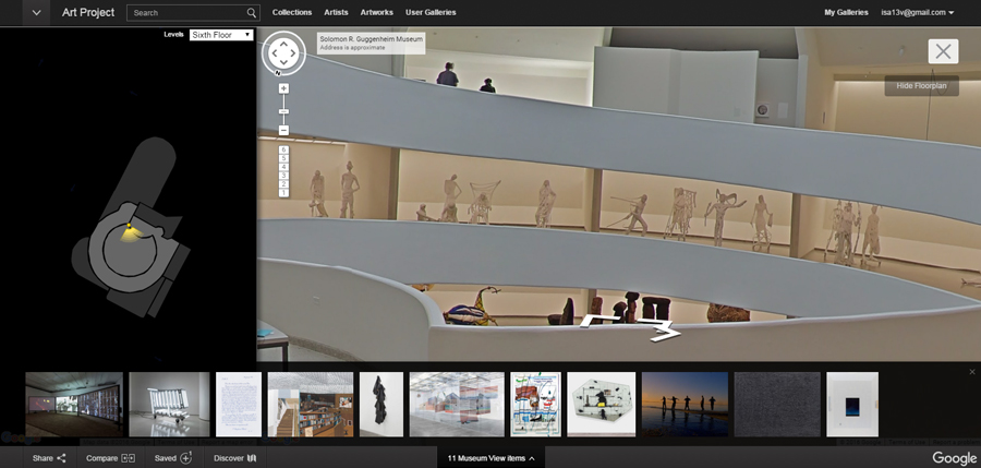 Museu Guggenheim no Google Art Project