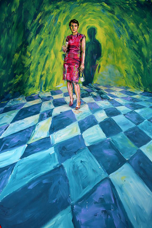 Pinturas tridimensionais de Alexa Meade