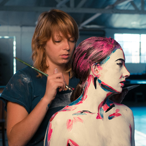 Pinturas tridimensionais de Alexa Meade