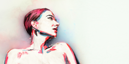 Pinturas tridimensionais de Alexa Meade