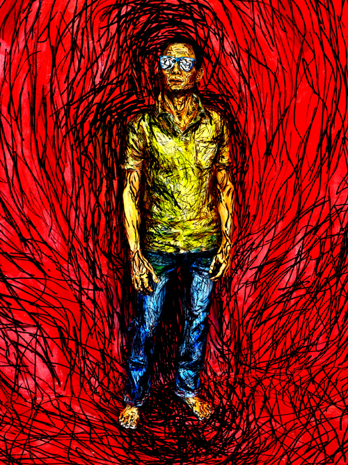 Pinturas tridimensionais de Alexa Meade