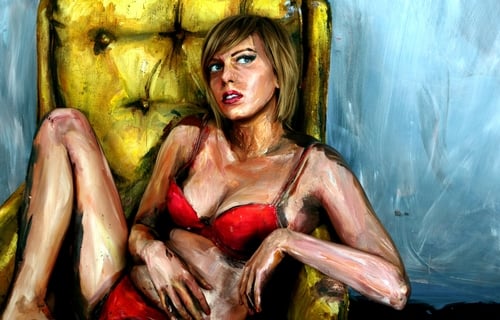 Pinturas tridimensionais de Alexa Meade