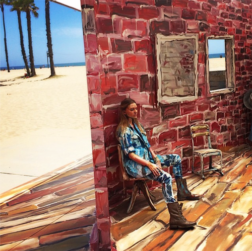 Pinturas tridimensionais de Alexa Meade