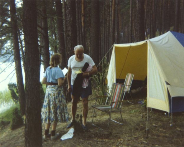 João Paulo II, Papa, acampado com amiga Anna-Teresa