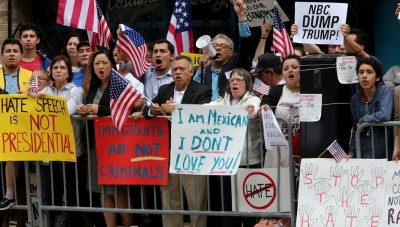 Manifestação anti-Trump