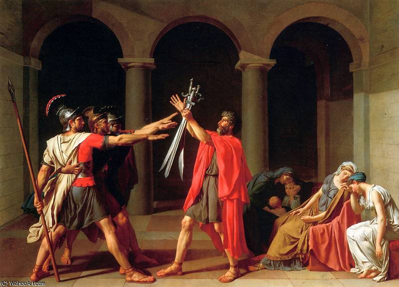 Jacques Louis David O Juramento dos Horácios