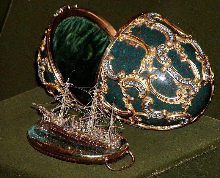 Ovo imperial - Fabergé -"Memória de Azov"