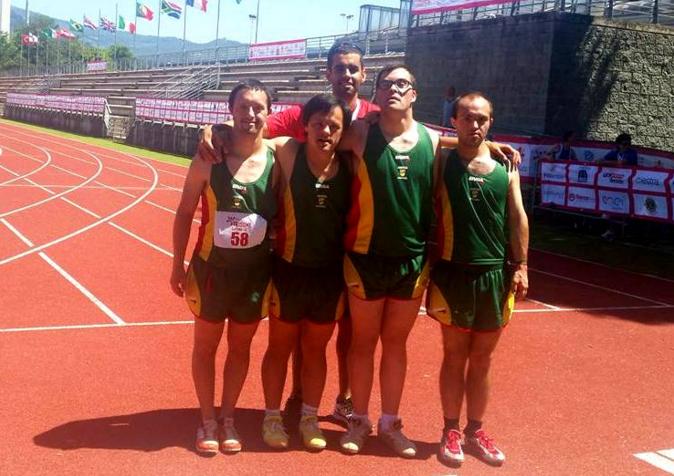 João Machado, Nelson Silva, Nuno Fernandes e Luís Gonçalves – medalha de ouro e Recorde do Mundo com 1.00.30 (anterior 1.00.49)