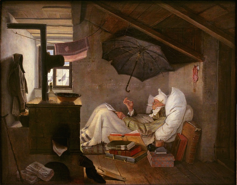 Der arme Poet (O poeta pobre)