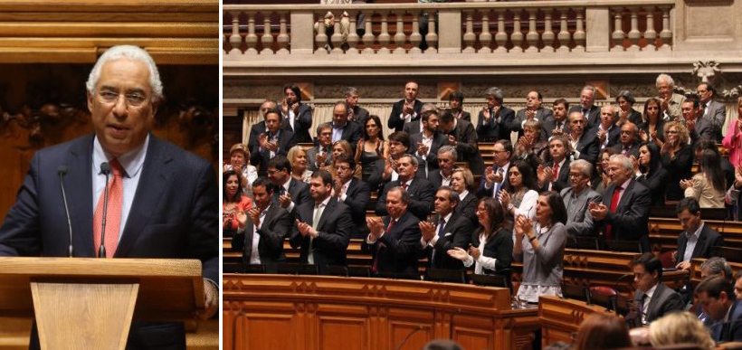 Orçamento aprovado | António Costa e o grupo parlamentar do PS