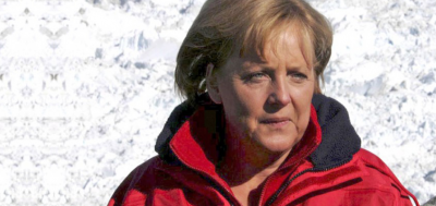 Chanceler Angela Merkel na neve