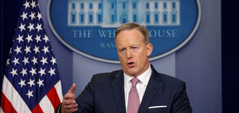 porta-voz da Casa Branca, Sean Spicer