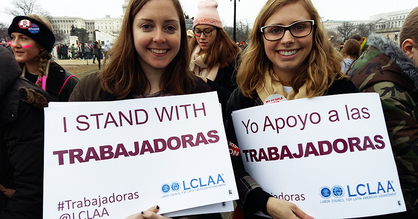 Manifestação das mulheres em Washington DC