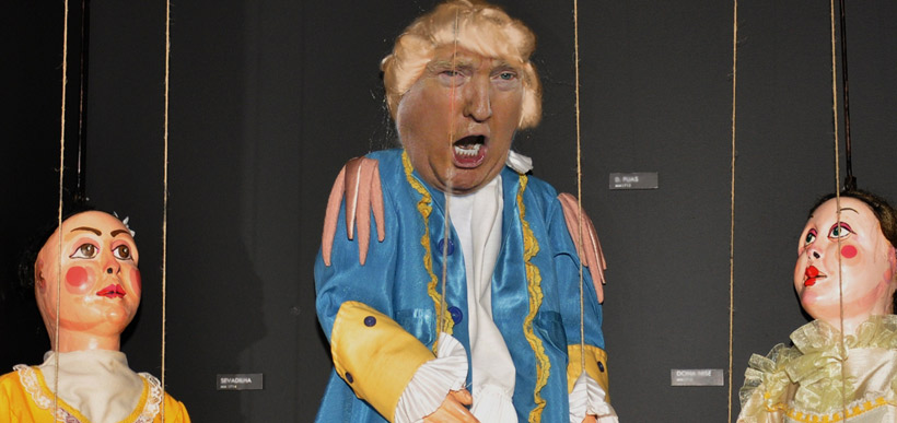Quem puxa os cordelinhos da marioneta Trump