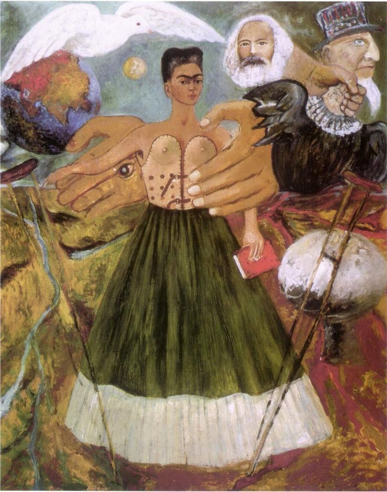 Quadri frida kahlo O marxismo dará saúde aos doentes