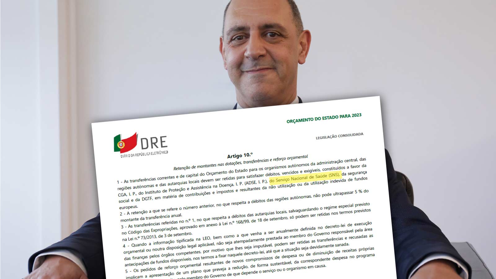 Manipulação do orçamento do SNS pelo Governo