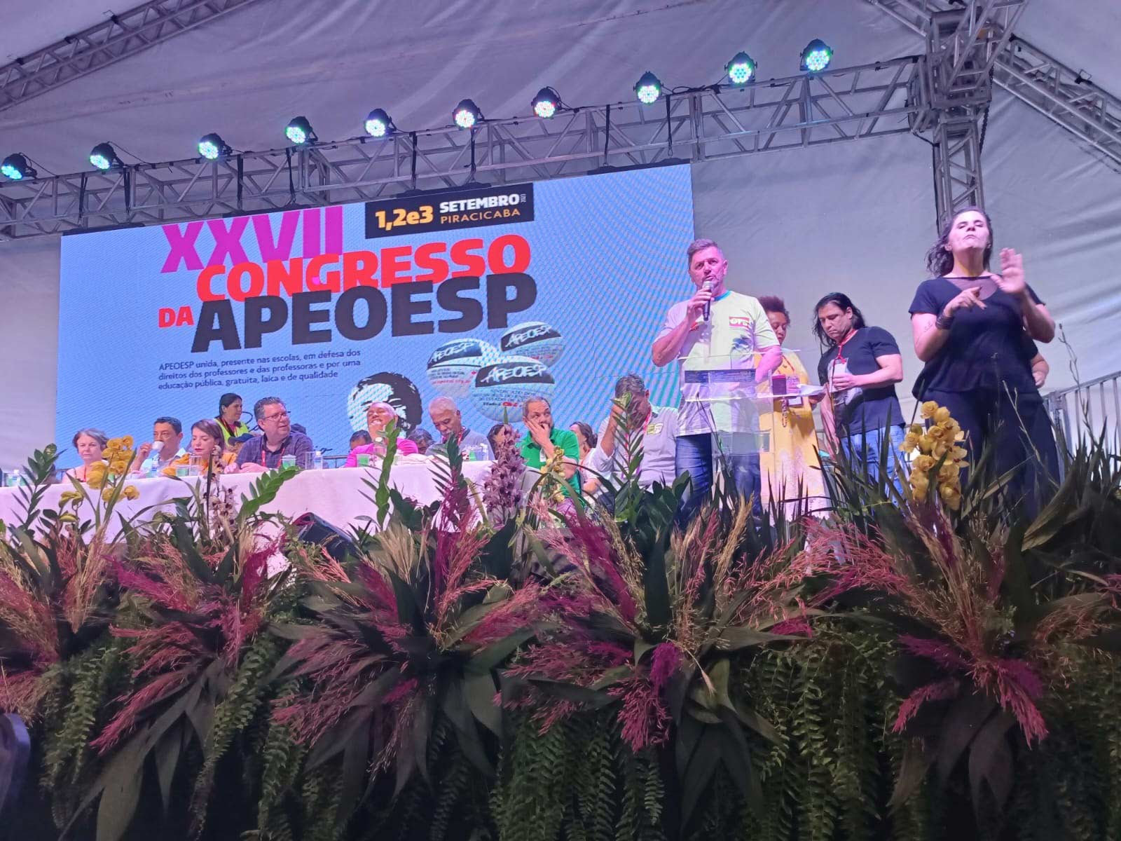 CTB-SP participa do XXVII Congresso Estadual da APEOESP em prol da educação pública